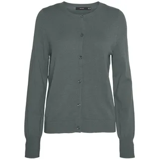 Vero Moda Strickjacke »VMBREEZE LS O-NECK CARDIGAN GA BOO«, grün