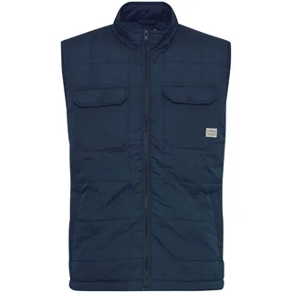 Steppweste 11 PROJECT "Steppweste PRVitello", Herren, Gr. L, blau (marineblaus), Obermaterial: 100% Polyester PES., Westen Steppweste