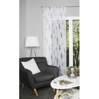 HOME WOHNIDEEN Kräuselbandschal ¦ grau ¦ Maße (cm): B: 140 H: 145