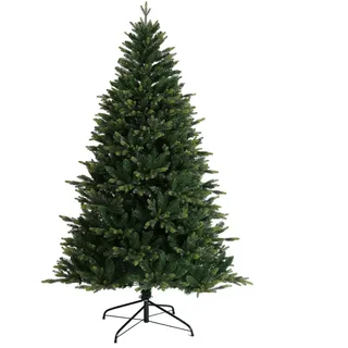 Svita künstlicher Weihnachtsbaum künstlich Naturgetreu mit 792 Zweig-Spitzen inkl. Metall Ständer Spritzguss-Nadeln Natur 180cm