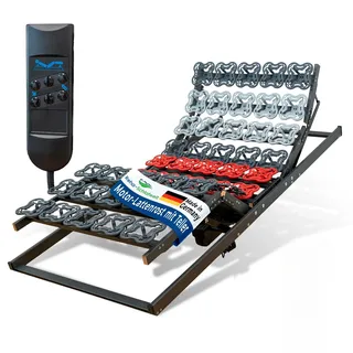 Reha-Schlafwelt elektrischer 7-Zonen Lattenrost 140×200 cm, AEROBALANCE KF, mit Motor Kopf- Fußteil verstellbar, komplett montiert
