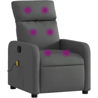 vidaXL Massagesessel Dunkelgrau Samt Modell 15