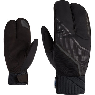 Ziener UZOMIOS Langlauf/Nordic/Crosscountry-Handschuhe | extra warm, Wolle, Lobster, Black, 6