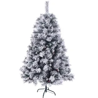 Svita Weihnachtsbaum künstlich Weiß 150 cm