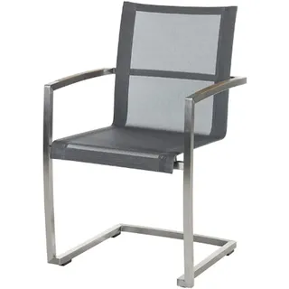 Diamond Garden Venedig Swingstuhl Edelstahl/Textilene