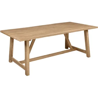 Garden Pleasure OAKLAND Gartentisch 200 x 100 x 75 cm Braun