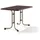 Boulevard-Klapptisch 115 x 70 x 72 cm champagner/Schieferdekor mocca