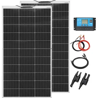 Solarmodul-Kit, hohe Effizienz, leichtes Design, 12V 24V 240W