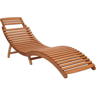 Merxx Havanna Gartenliege 200 x 70 x 30 cm Braun