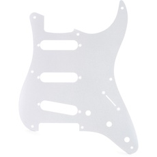 Fender 099-2017-000 1-Ply White 8-Hole Mount S/S/S Stratocaster Pickguard