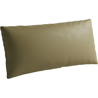 sit&more Sofakissen "Vanity Leder, 3er Set, B: 60 cm", olive