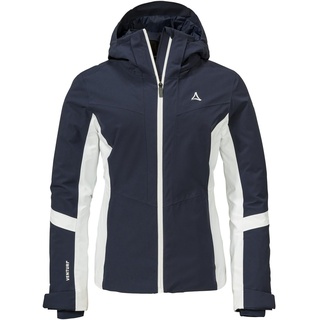 Schöffel Ski Jacket Kanzelwand L, komfortable Skijacke mit 4-Wege-Stretch, wasserdichte und atmungsaktive Outdoorjacke mit Skiticket-Tasche, navy blazer, 42