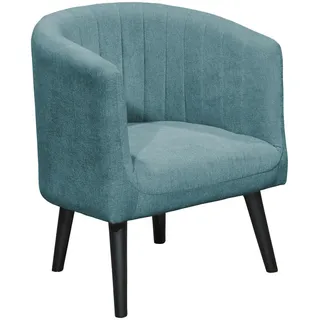 Livetastic Cocktailsessel , Türkis , Textil , 61x82x58 cm , Wohnzimmer, Sessel, Cocktailsessel