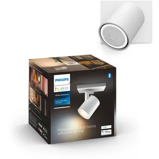 Philips Hue White Ambiance Runner 1er Spot weiß, inkl. 1x5W GU10 LED Lampe, dimmbar, alle Weißschattierungen, steuerbar via App, kompatibel mit Amazon Alexa (Echo, Echo Dot)