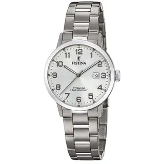 Festina F20436-1 silberne Damenuhr - Grau