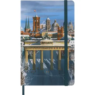 Moleskine I AM the city Berlin Notizbuch limitierte Ausgabe, L/A5, liniert, fester Einband: NB. I AM Berlin LG lin