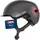 HUD-Y 51-55 cm Damen und Herren titan/rot matt 2023