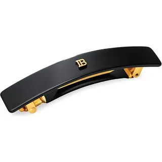 Balmain Hair Couture Cellulose Acetate Barrette pour Cheveux Medium Black