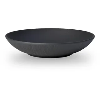 Villeroy & Boch Manufacture Rock Schale flach Schwarz 24 cm