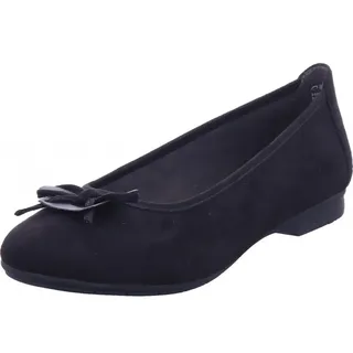 Jana Damen Ballerinas Elegant Vegan, Schwarz (Black), 39 EU