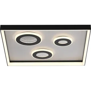 PAUL NEUHAUS LED-Deckenleuchte 6856-18 schwarz, 32 W, 4000 lm, CCT, Fernbedienung