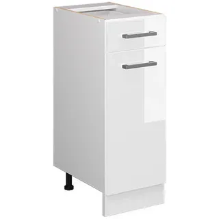 Vicco Schubladenschrank Küchenunterschrank R-Line 30 x 81,6 x 46 cm Weiß