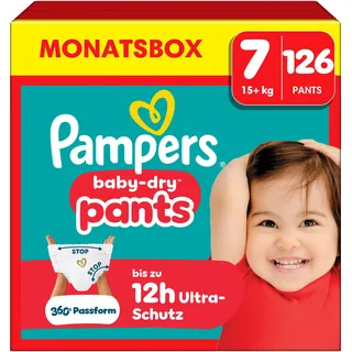 Pampers Baby-Dry Pants Gr. 7 (15 kg+) 126 St.