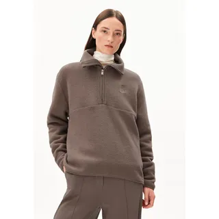 HAARLEENAA FLEECE-SWEATSHIRT |  100% Bio-Baumwolle - braun (XXL)