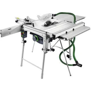 Festool Tischkreissäge TKS 80 EBS-Set 2200 W 240 V inkl. Sägeblatt, Schiebestock, Tischverlängerung, Tischverbreiterung, Winkelanschlag, Staubfangsack