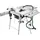 Tischkreissäge TKS 80 EBS-Set 2200 W 240 V inkl. Sägeblatt, Schiebestock, Tischverlängerung, Tischverbreiterung, Winkelanschlag, Staubfangsack