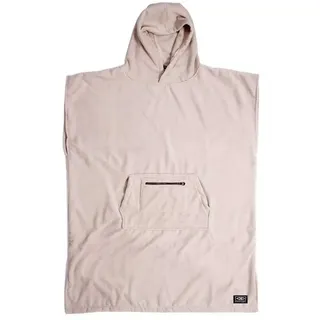 Ocean & Earth Lightweight Hooded Poncho - Taupe - One Size