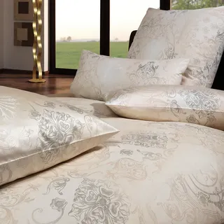 Estella Svizzera 2/1 Bettwäschen Garnitur - Größe: 135/200, 2054031-180 - Beige
