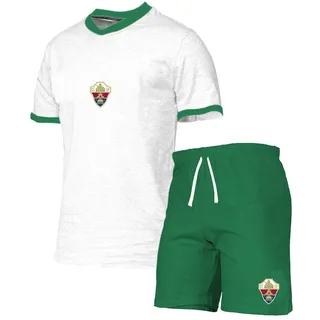 Elche Cf Kurzarm-pyjama - blco / vede - L