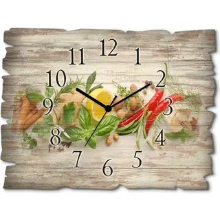 ARTland Artland, Wanduhr Kräuter und Gewürze U1RK (40 cm