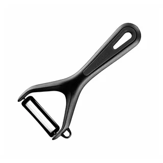 Westmark Sparschäler Gentle Keramik schwarz, silber