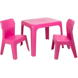 Garbar Jan Kindersitzgruppe Tisch Mit Stühlen - Fuchsia - One Size