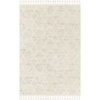 Livabliss Kurzflorteppich Norah 160/213 cm Elfenbein , Weiß , Textil , Grafikmuster , Rechteckig , 160x213 cm , Oeko-Tex® Standard 100 , in verschiedenen Größen erhältlich , Teppiche und Böden, Teppiche