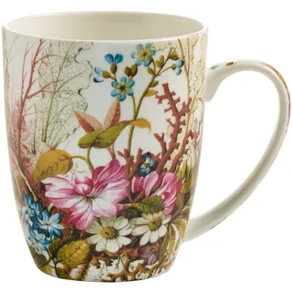 Maxwell & Williams WK02400 Tasse 400 ml – Kilburn – Bone China Porzellan bunt, Geschenkbox, Ocean Blossom