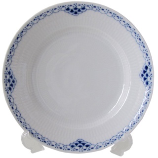 tableware24 Royal Copenhagen Prinzess Teller, Flach 17 cm, Weiß/ Blau