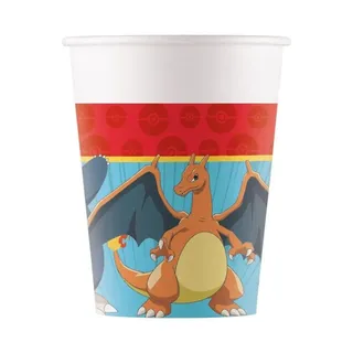 Procos Pappbecher Pokemon, 8 Stück