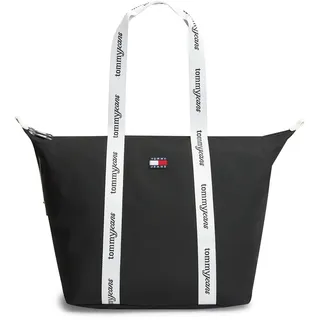 Tommy Jeans Tragetasche "TJW ESS DAILY TOTE" Schultertasche, Shopper mit kontrastiven Henkeln, schwarz