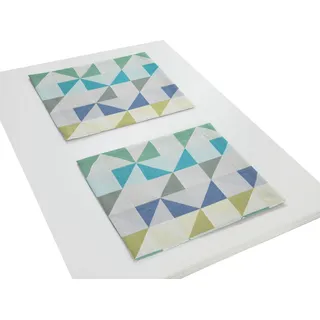 Wirth Platzset "BERLARE", blau, grün