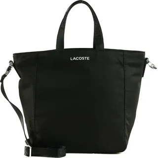 LACOSTE Schultertasche Umhängetasche Active Nylon Vertical Crossover Bag Noir schwarz - Schwarz