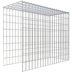 Bild Gabione, silbergrau, Maschenweite 5 10 cm