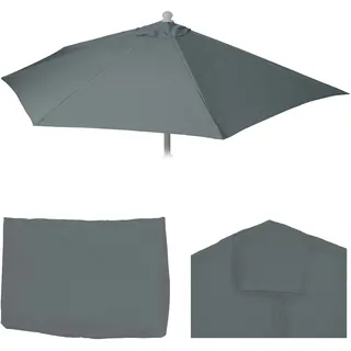 MCW Ersatzbezug Halbrund Polyester Schwarz