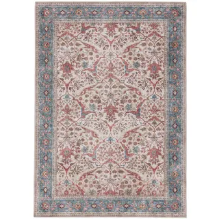 Kunstloft Teppich Laury Multicolor 200x300 cm , Textil , Orientalisch , Rechteckig , 200x1 cm , Gots , waschbar , Teppiche und Böden, Teppiche