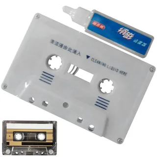 Reinigung des Kassettenbandkopfes – Pflegeset, Pflege der Kassette, Audiokassette reinigen | Capstan Cleaner, Audiokassetten-Wartungslösung für die