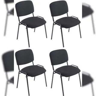 CLP Stapelstuhl Stoff Schwarz