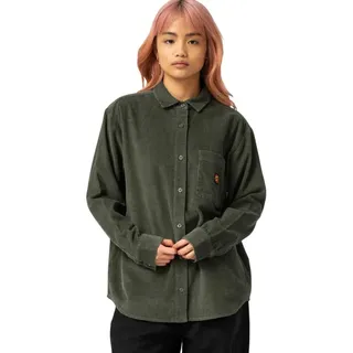Santa Cruz Classic Label Langarmhemd - Dark Moss - S