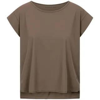 Rundhals-Shirt Grit Raffaello Rossi braun